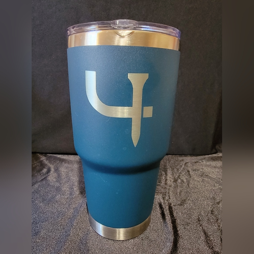 NEW Par 4 Tumbler Golf Blue Hot & Cold L@@k